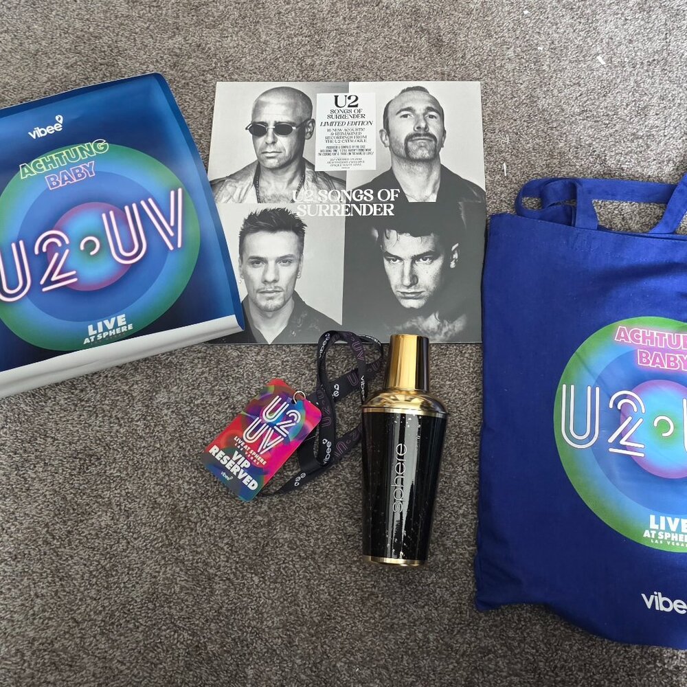 🎵 U2 Live at the Sphere Commemorative VIP Bundle – Exclusive Collectors Set! 🎵